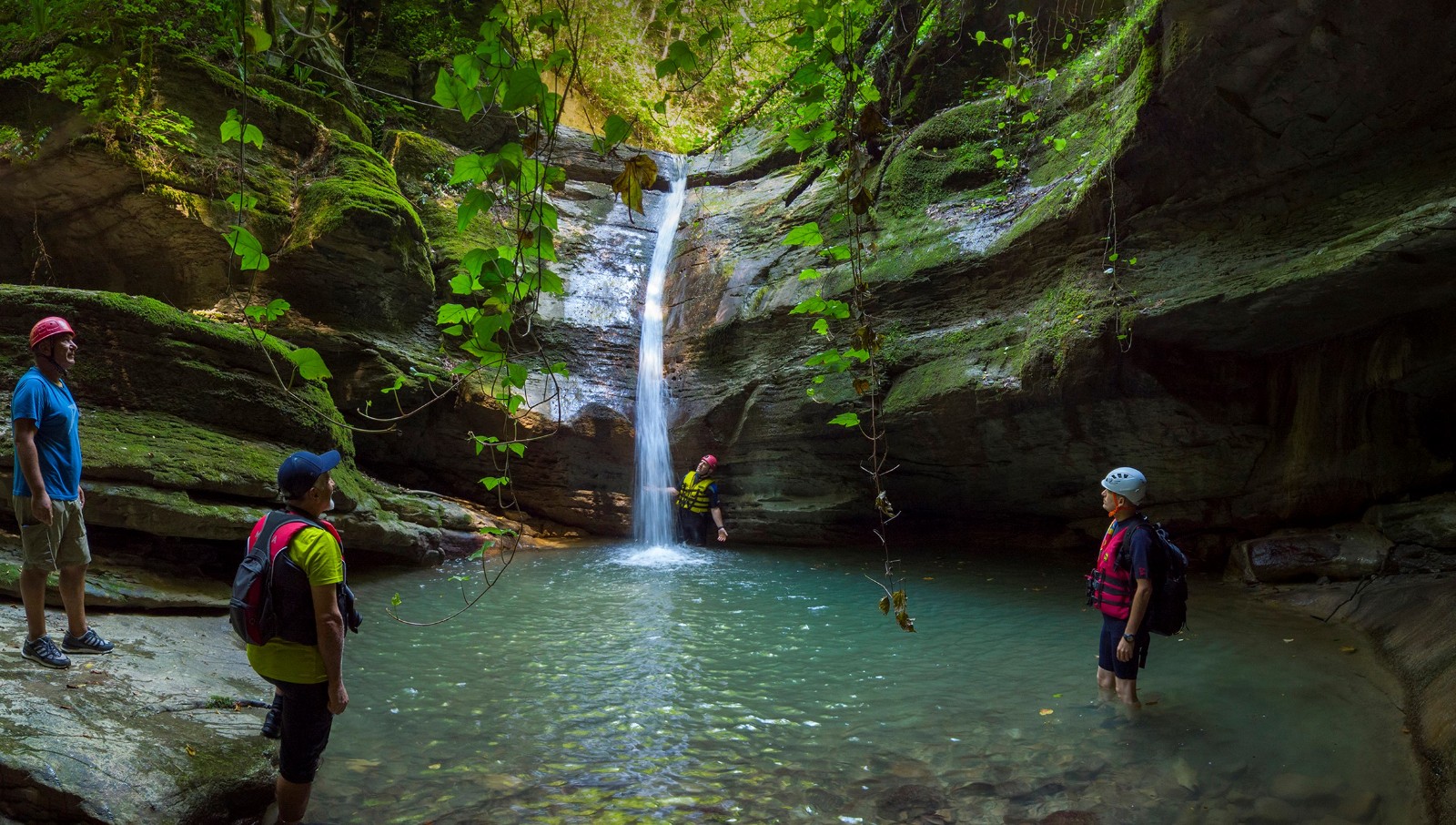 Suzek Creek Waterfalls and Canyon